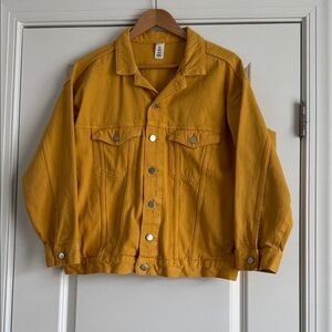 Yellow Denim Jean Jacket